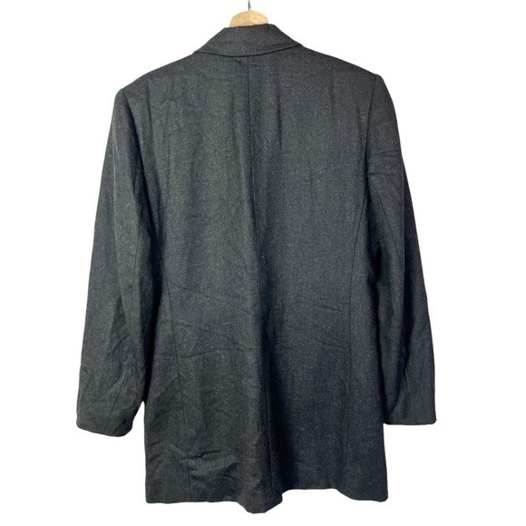 Evan Picone Dark Gray Two Button Suit Blazer 40R - Picture 2 of 3